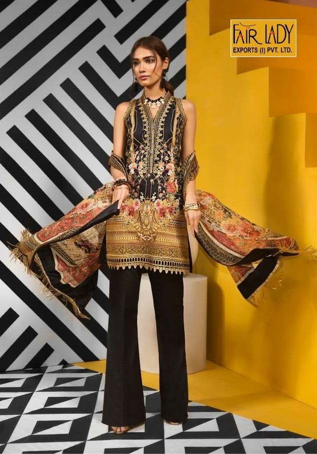 fairlady Exports viva anaya 1002 chiffon dupatta salwar kameez single