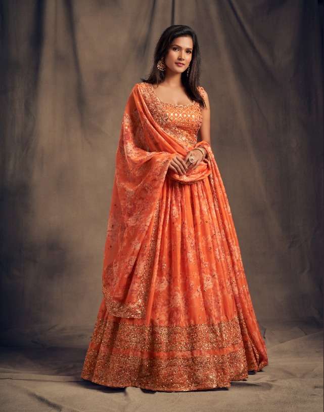 panvi floral vol 2 7612 designer embroidered  lehenga collection 2021