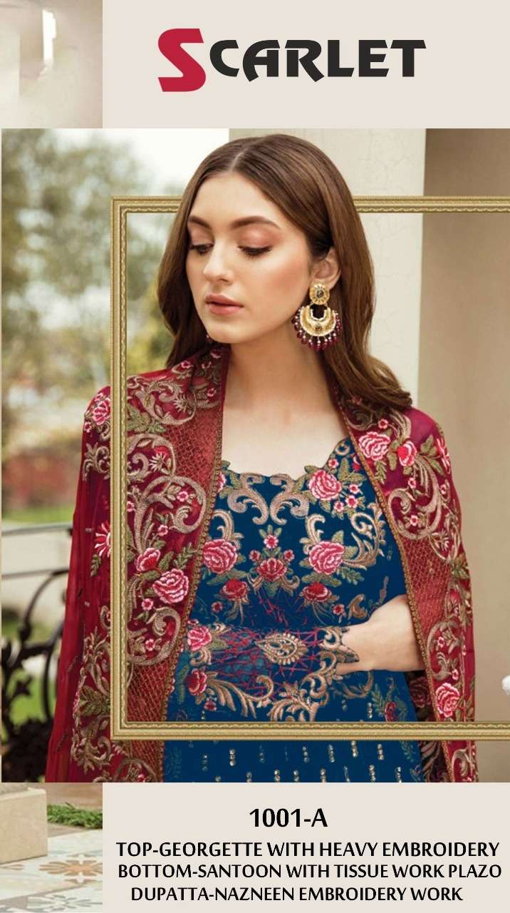 scarlet 1001 a pakistani designer salwar kameez surat