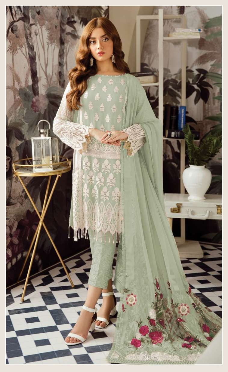 scarlet 1003 b georgette pakistani salwar kameez single