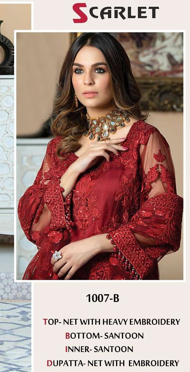 scarlet 1007 b wholesale pakistani salwar kameez surat