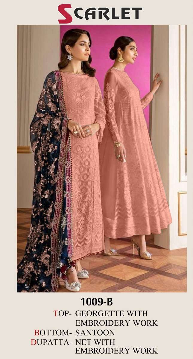 scarlet 1009 b designer pakistani salwar kameez surat