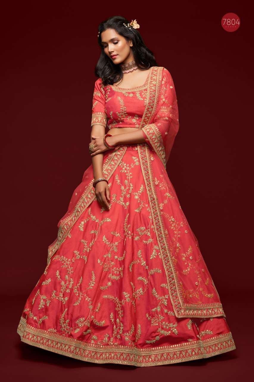 zeel clothing 7804 stylish designer wedding lehenga wholesale price surat