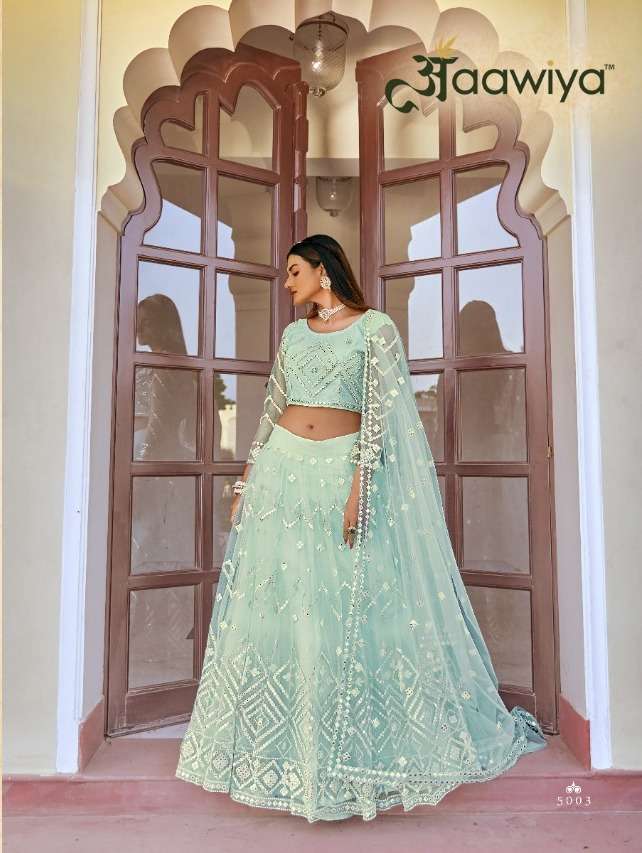 aawiya advik vol 1 5003 function special designer lehenga wholesale collection price surat