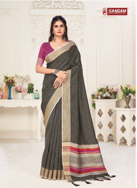 sangam prints aarya 1324 new trendy designer saree manufacturer surat