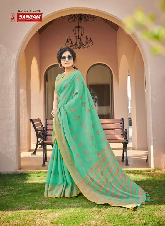sangam prints amrapali 21004 new trendy designer saree wholesaler surat