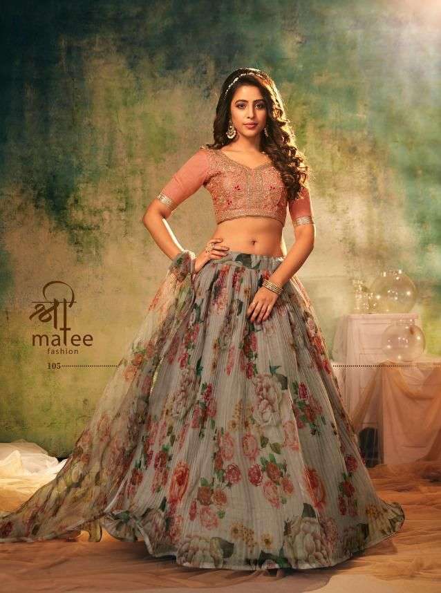 shreemate fashion vihana 105 designer lehenga collection surat