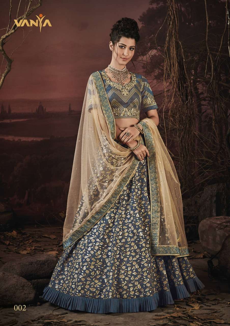 vanya 002 party wear designer lehenga wholesale price surat