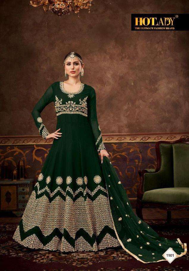 hotlady armeena 1101 party wear anarkali salwar kameez wholesale price