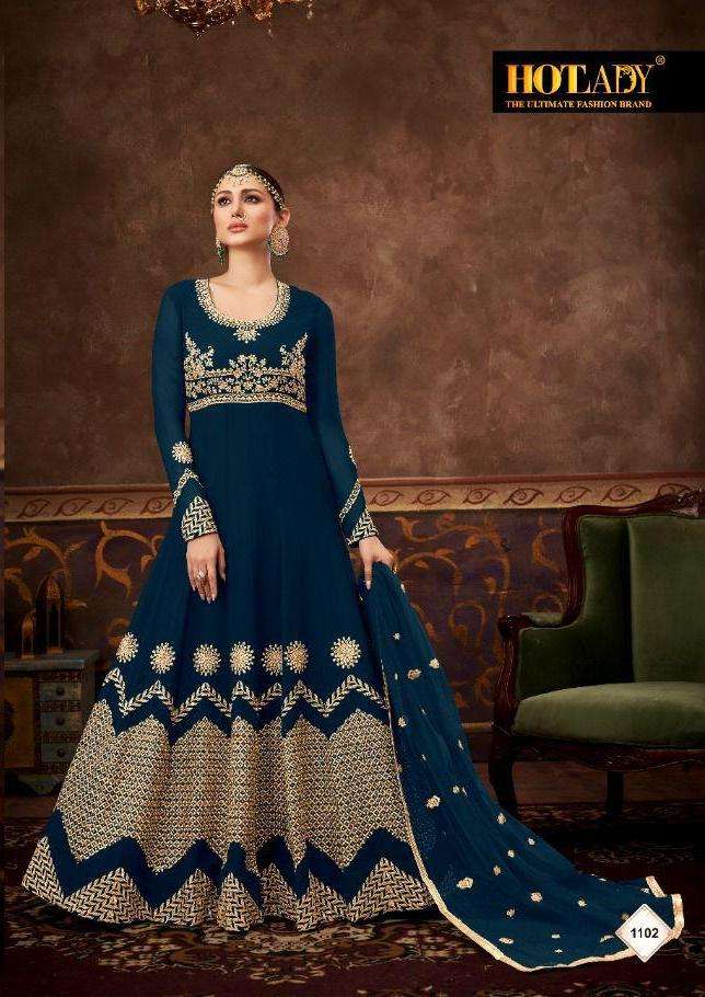 hotlady armeena 1102 fancy anarkali designer salwar suits collection surat
