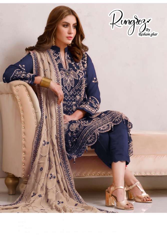 reshamghar by rungrez r-2 b designer pakistani salwar kameez wholesale price 