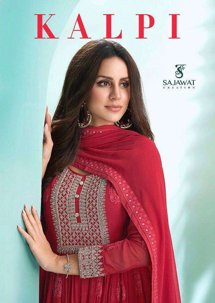 sajawar creation kalpi 931 georgette embroidered salwar kameez wholesale price surat