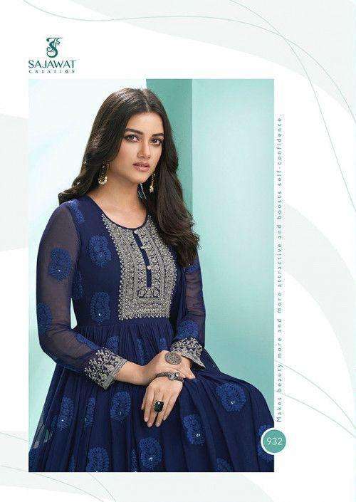 sajawat creation kalpi 932 long designer stich salwar kameez wholesale price surat