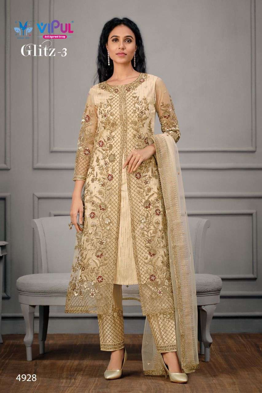 Net salwar clearance design