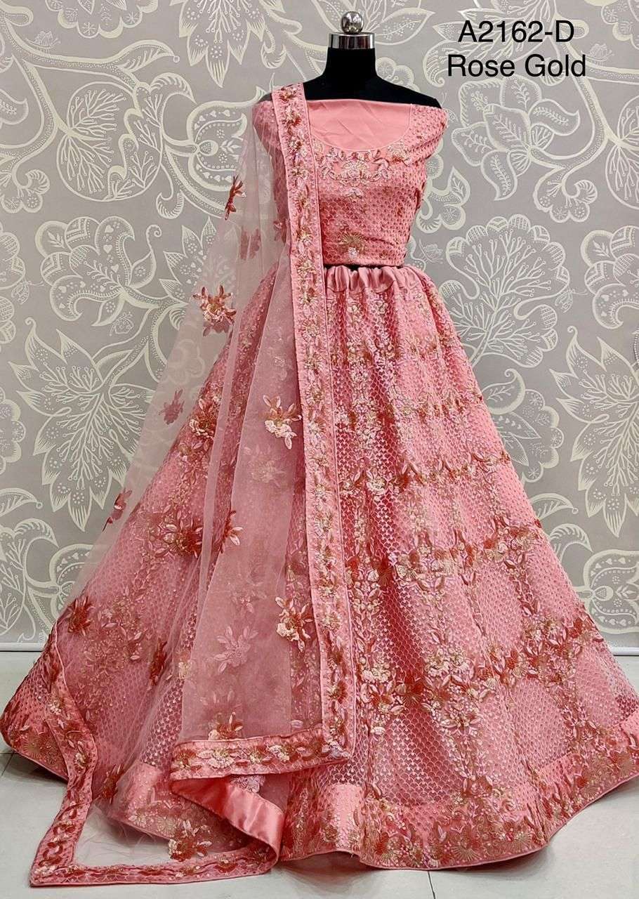 pratham fashion presnts 2162 D wedding look designer lehenga collection wholesale price surat
