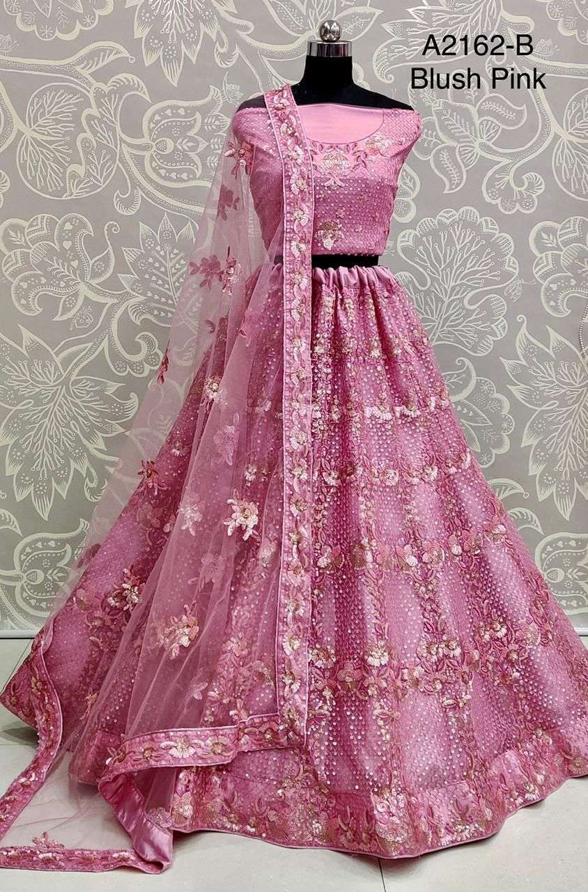 pratham wholesale 2162 B light pink colour sangeet occasion party wear lehenga collection wholesale price surat