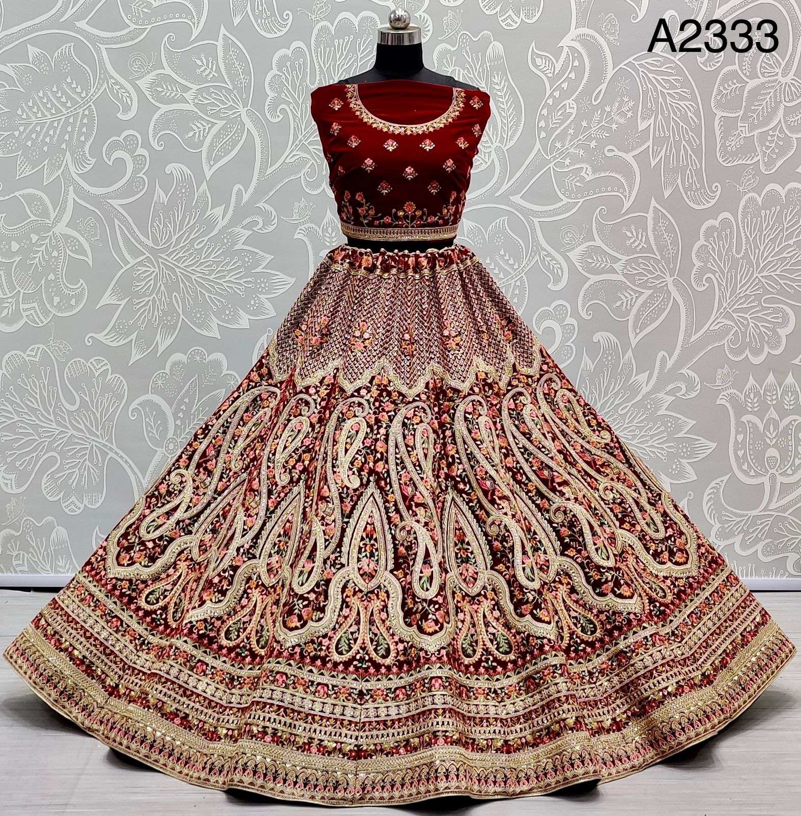 pratham wholesale presents 2333 royal designer look lehenga collection at surat 2022 07 01 15 57 45