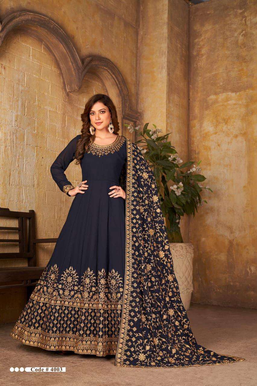 daani creation aanaya vol 140 4001-4004 series party wear desinger dress collection 