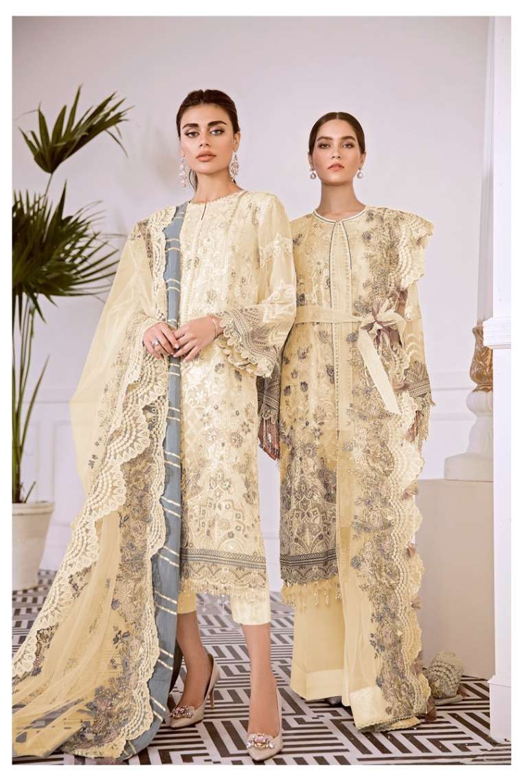 g-zahra gz-4444 georgette fancy embroidery work salwar kameez wholesale price 