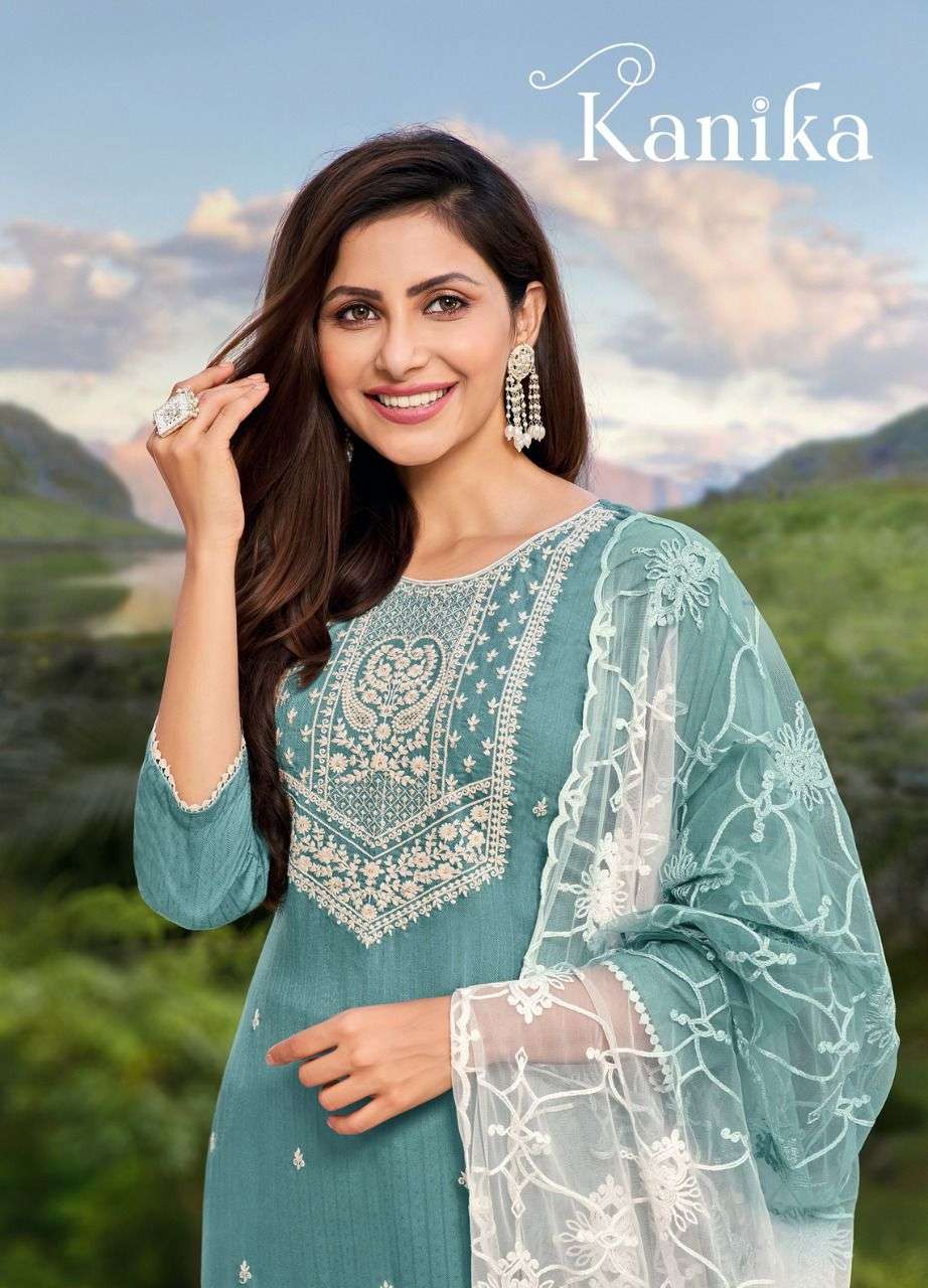 kanika by artio  fancy designer kurtis catalogue wholesaler surat 