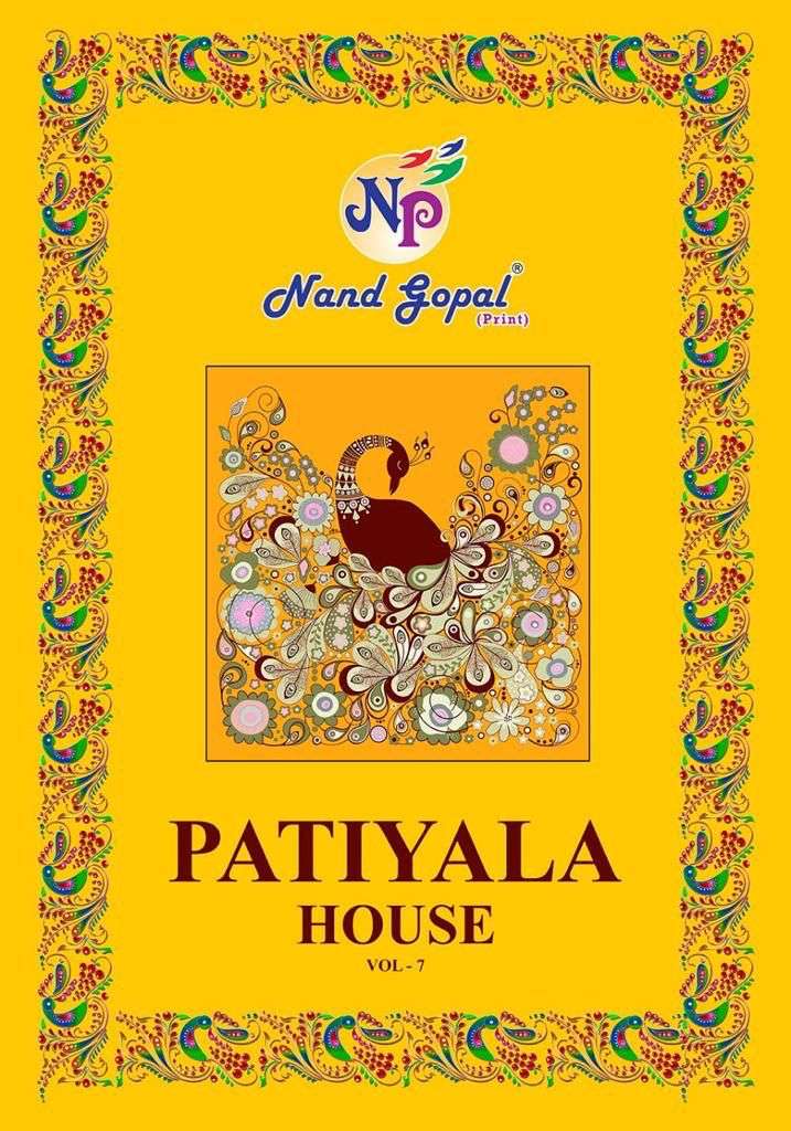 patiyala house vol-7 by nandgopal prints cotton casual wear salwar kameez surat