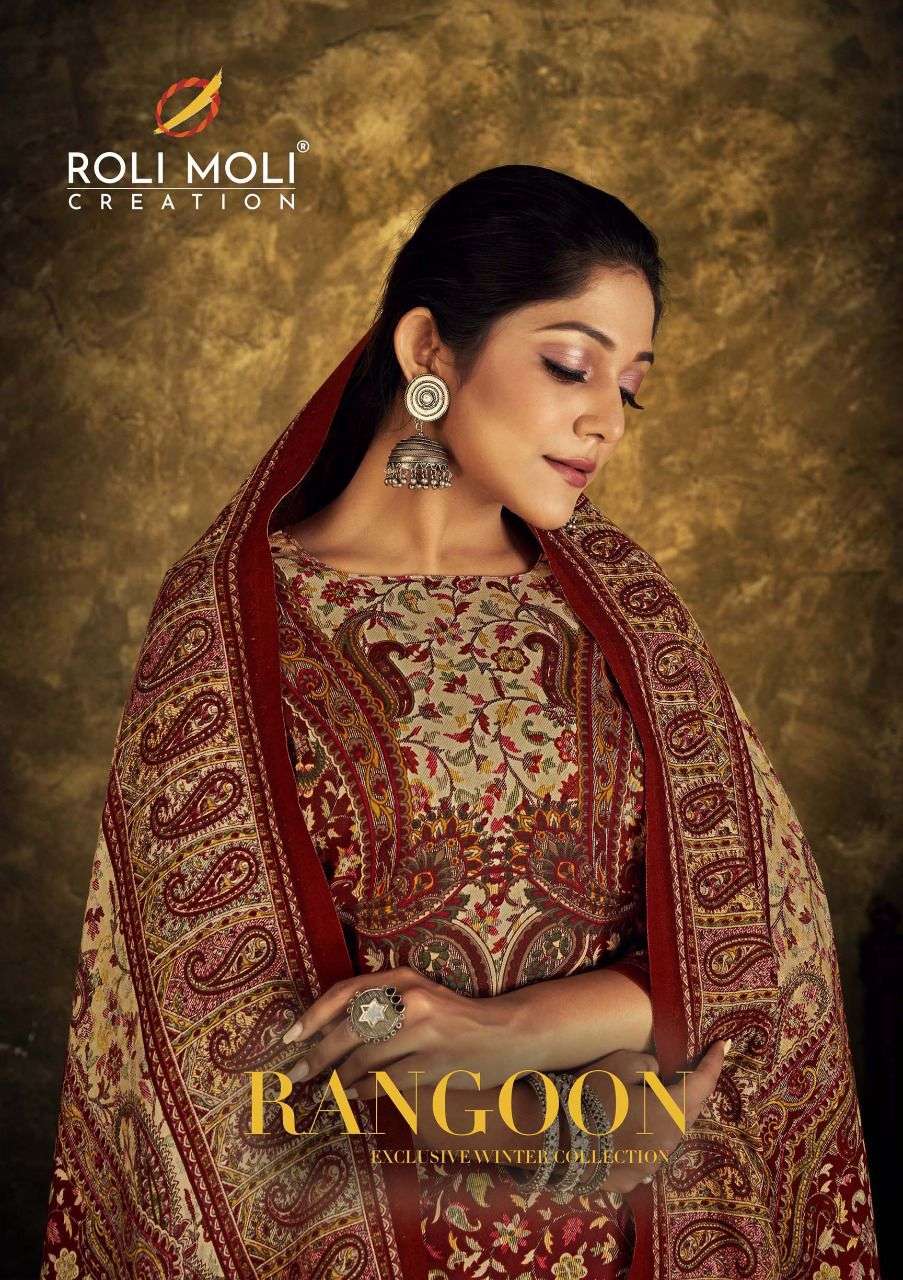 rangoon 1001-1008 series by rolimoli pashmina suits marufacturer surat