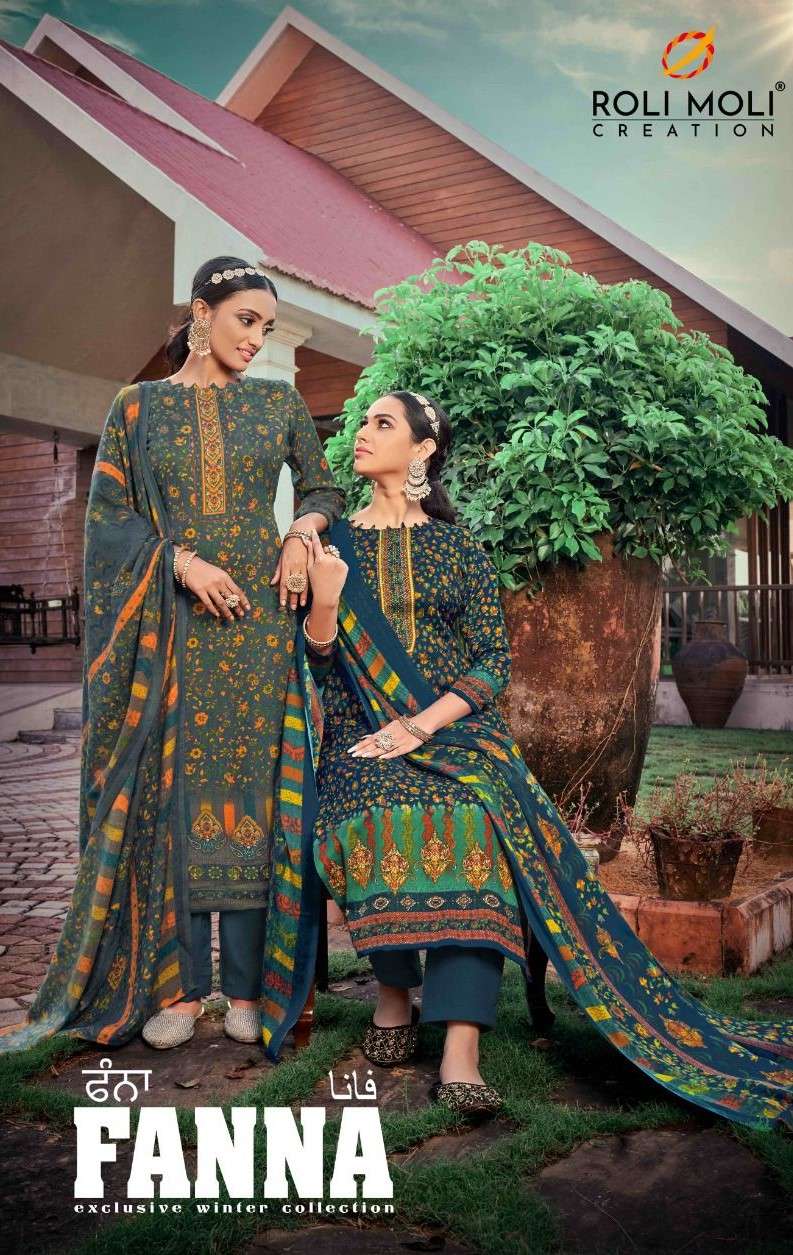 roli moli fanna winter wear pashmina dress material wholesale price buy pratham wholesaler 