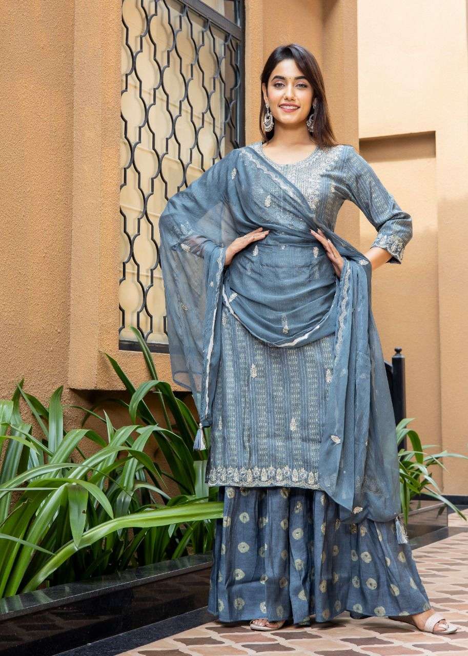 w&w colour 02 excluisve modal foil printed ready made salwar kameez wholesaler surat 