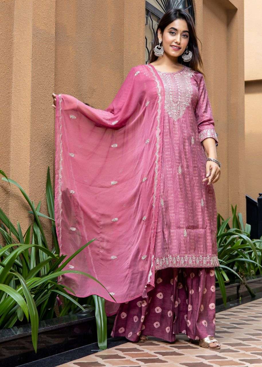 w&w colour 1 exclusive ready made kurti sharara collection festive wear wholesale dealer surat 