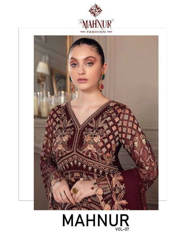 mahnur vol-7 by mahnur fashion pakistani salwar kameez manufacturer in india 