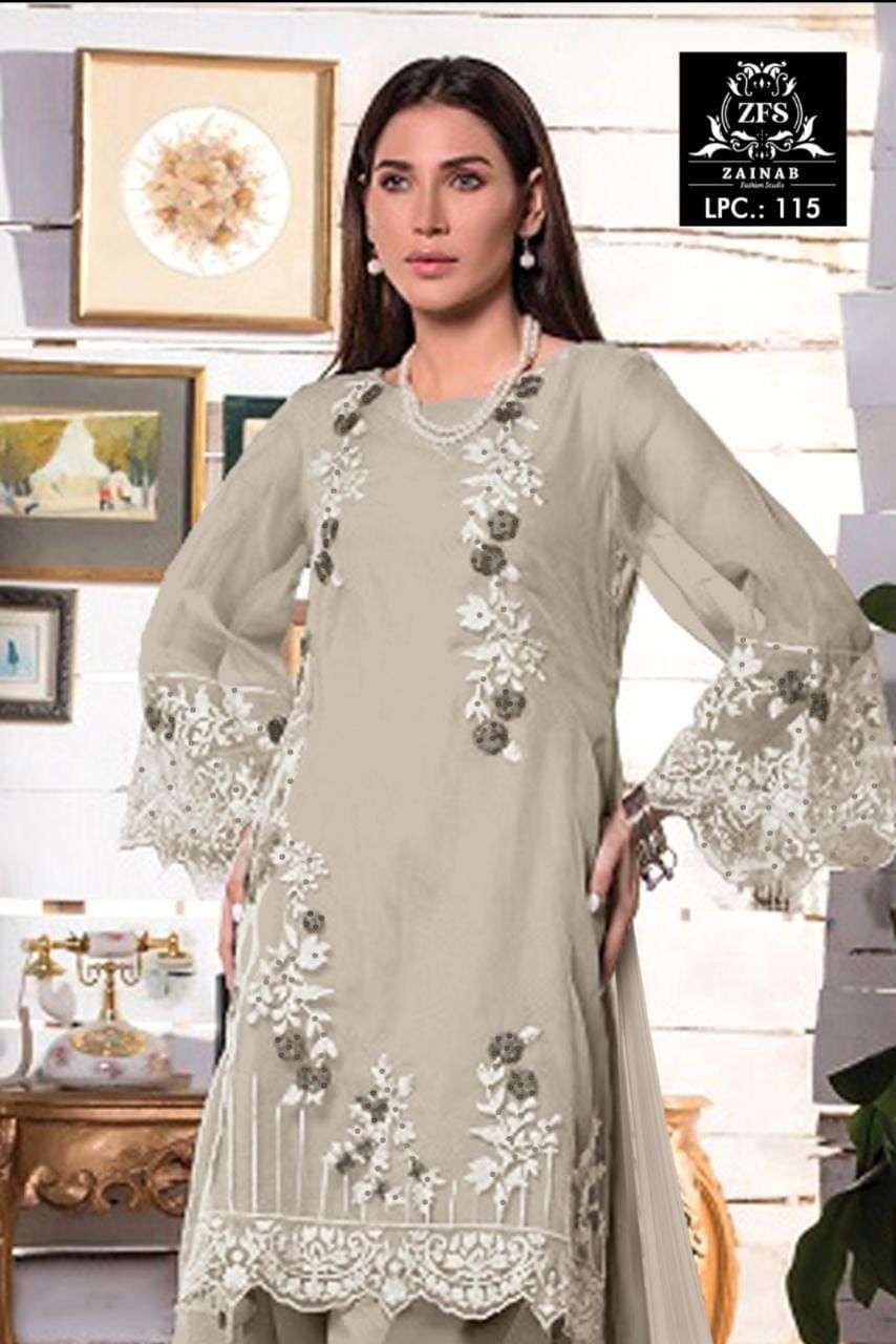 zainab 115 exclusive designer pakistani salwar suits new collection