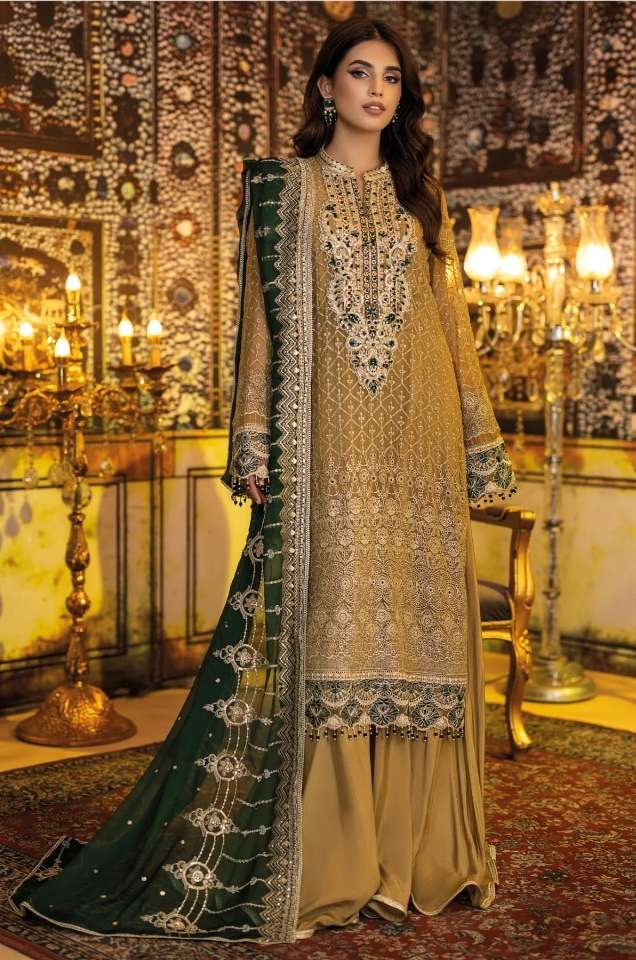 adan libas vol-21 by saniya trendz heavy look designer pakistani salwar  suits exporter surat