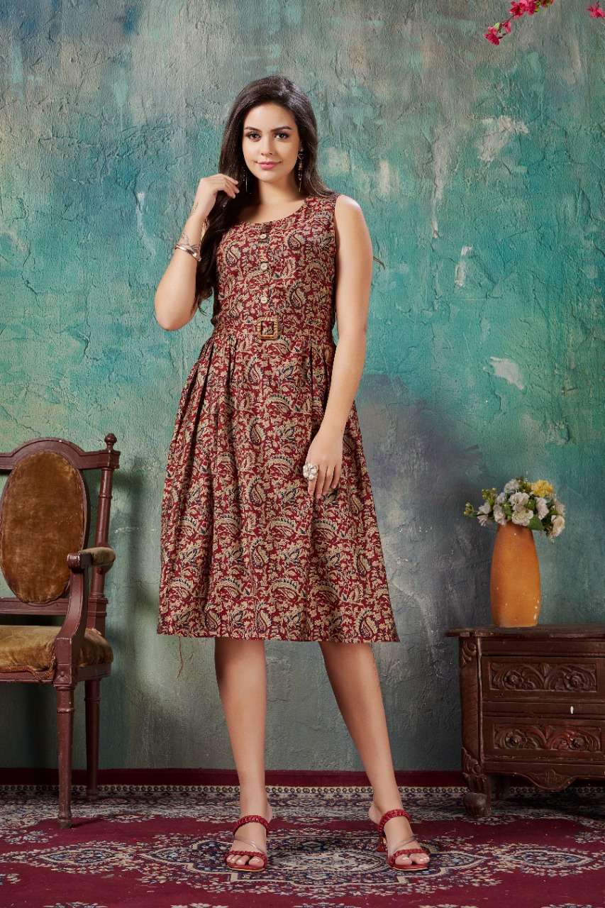 chocolate girl vol-1 by texofab fancy look designer trendy kurti catalogue online dealer surat 