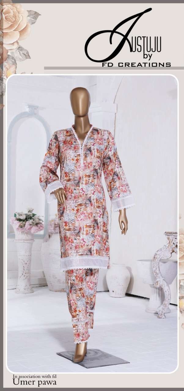 floral hues pret vol-2 by fd creation digital printed designer salwar suits surat 