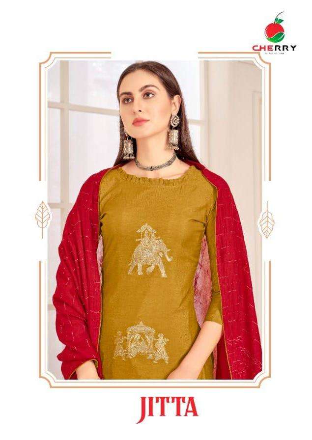 jitta by cherry unstitched designer salwar kameez manufacturer in surat 
