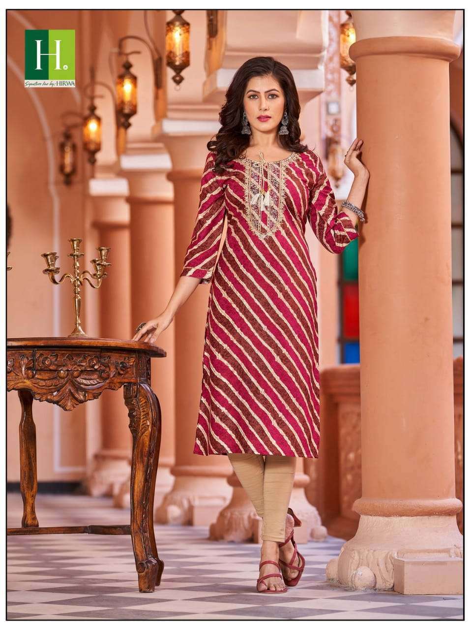 Buy Women Maroon Printed V Neck Full Sleeve Kurtis Online in India - Monte  Carlo