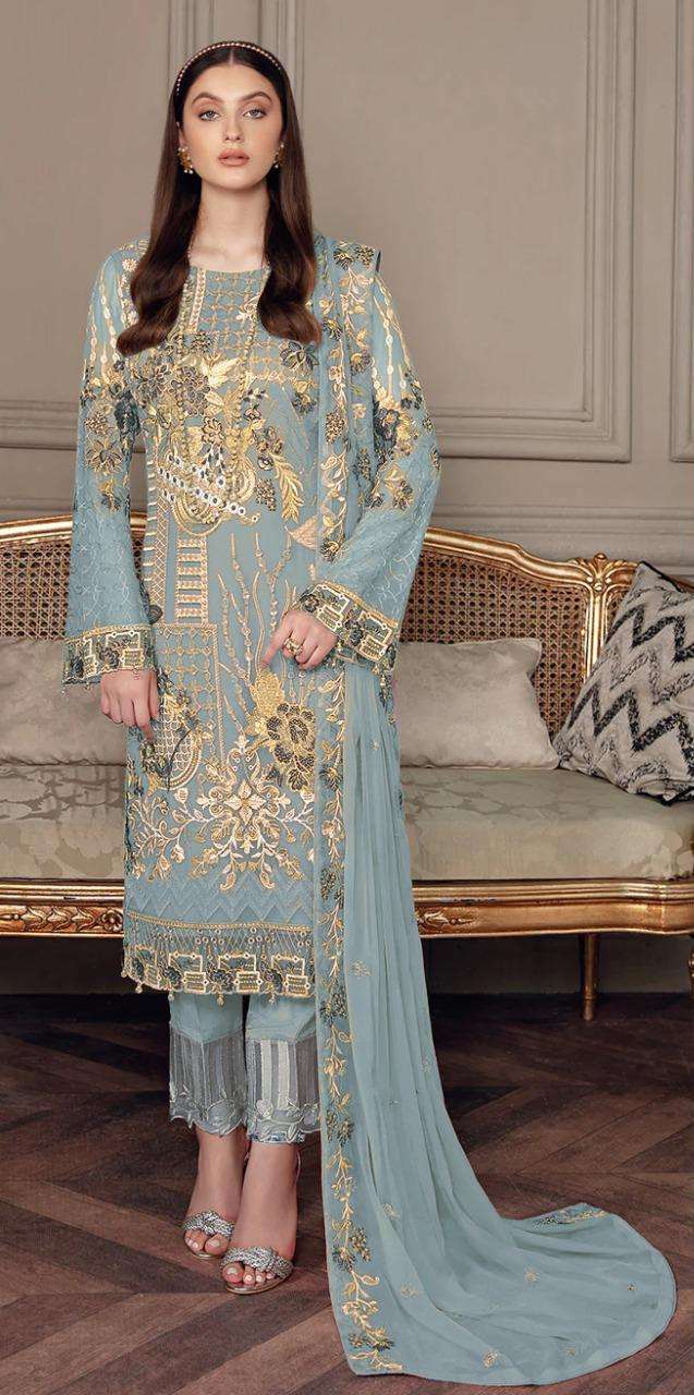 simra 8 series georgette designer pakistani salwar suits online exporter surat 