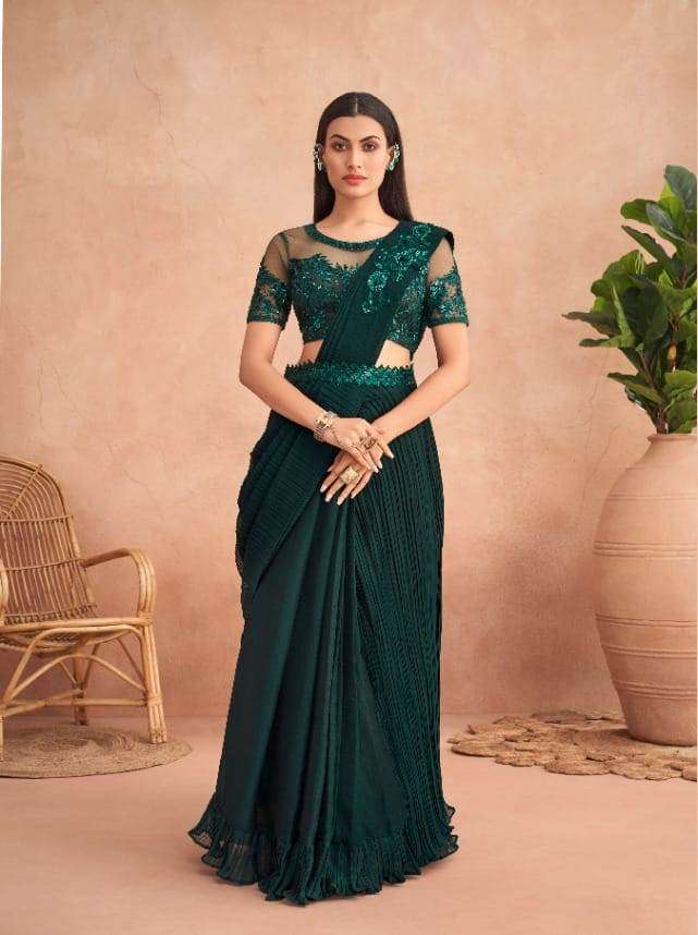 super star by tfh party wear designer saree catalogue wholesaler surat
