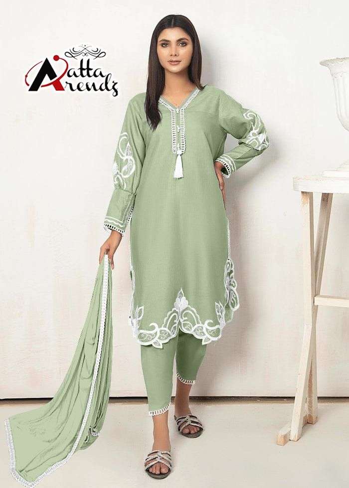 atta trendz 2717 series stylish look designer pakistani salwar suits wholesaler surat 