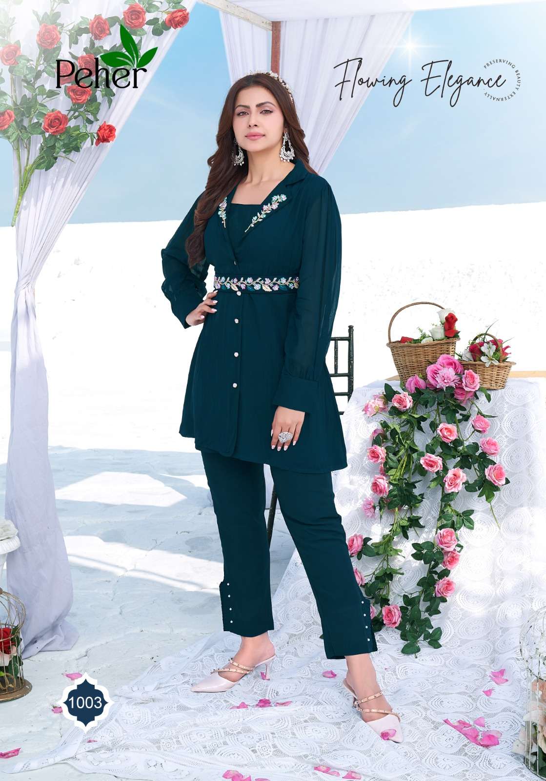 bebo by peher stylish look designer dress catalogue online dealer surat 