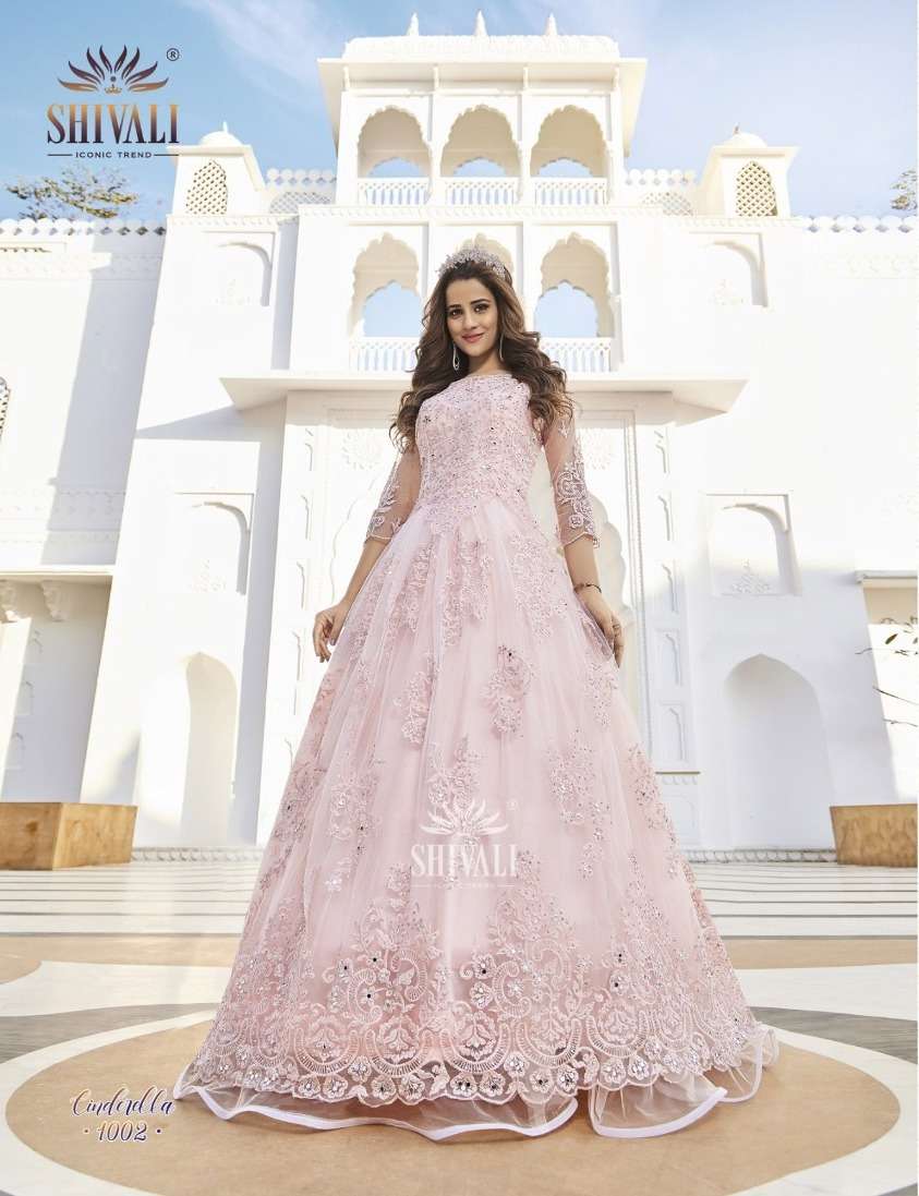 Party wear Embroidered Designer Ladies Gown at Rs.2999/Piece in surat offer  by Sumshy Enterprise