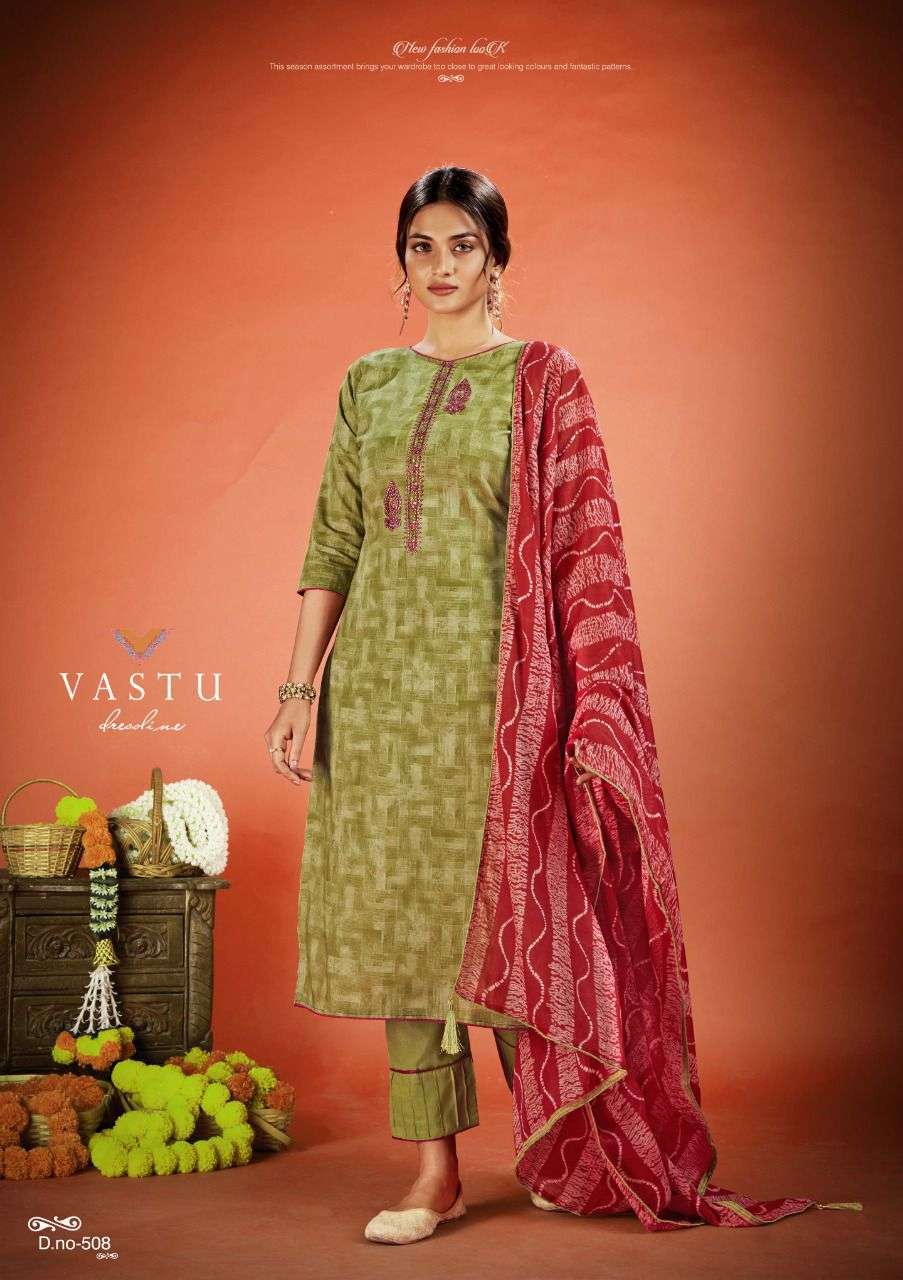 netra vol-5 by vastu tex lawn cotton designer salwar kameez catalogue wholesaler surat