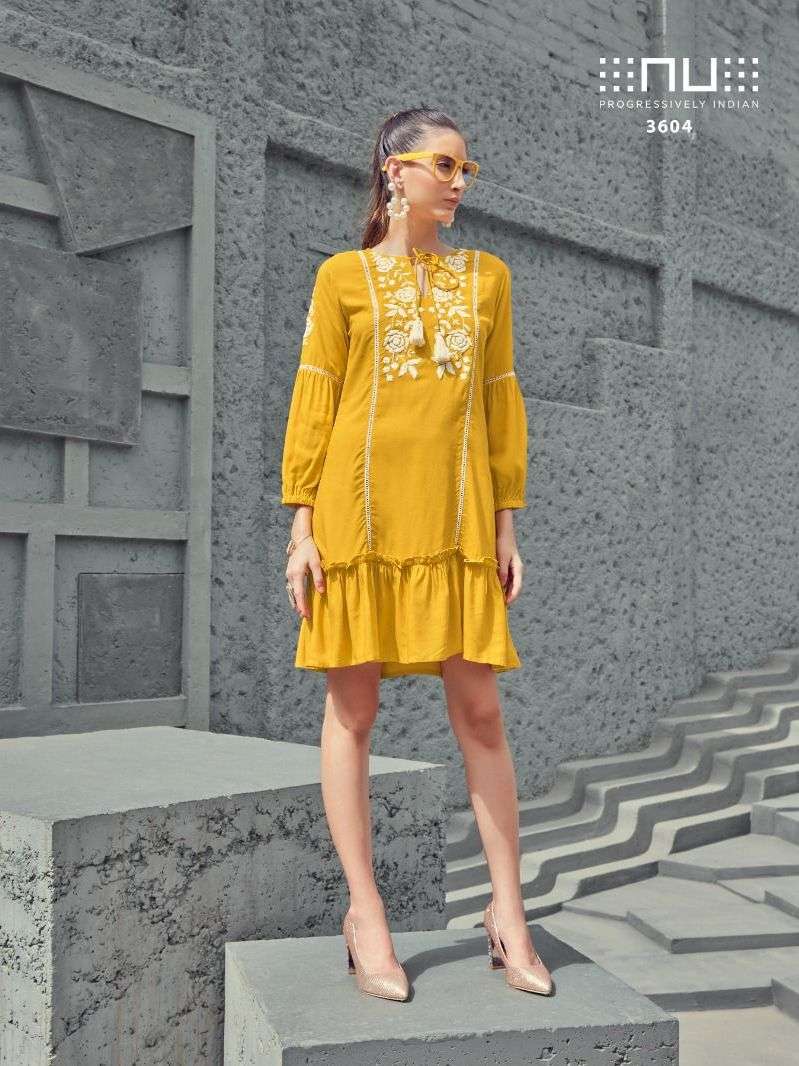 nu vol-36 by nu stylish look designer kurtis catalogue wholesale price surat 