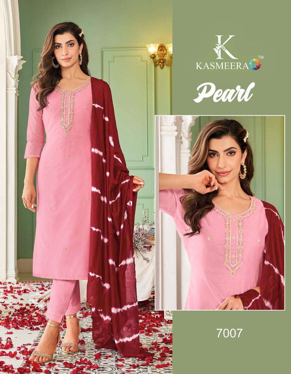 pearl by kasmeera trendy designer top bottom with dupatta collection 2023 