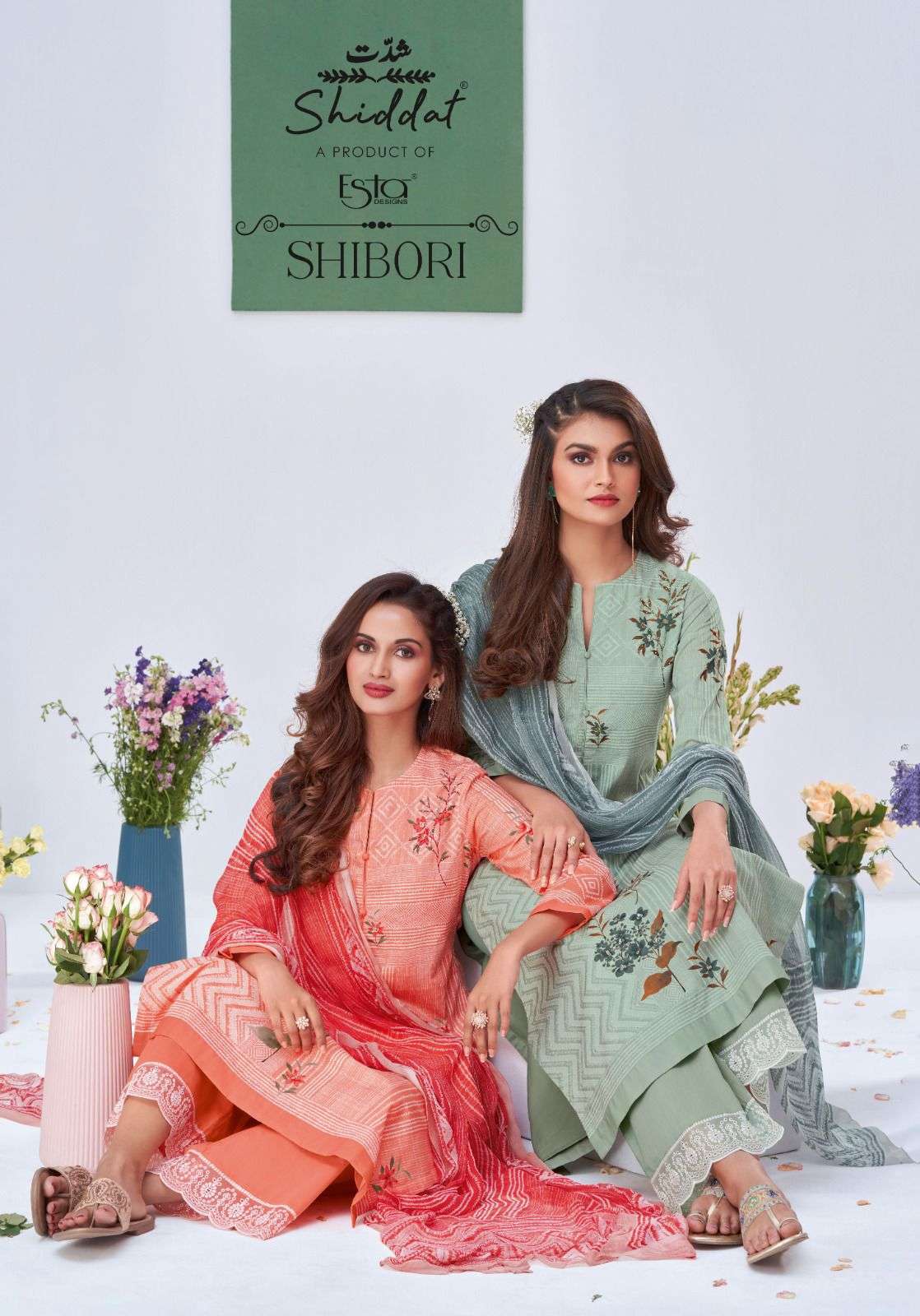 shibori by shiddat indian designer salwar kameez manufacturer surat 