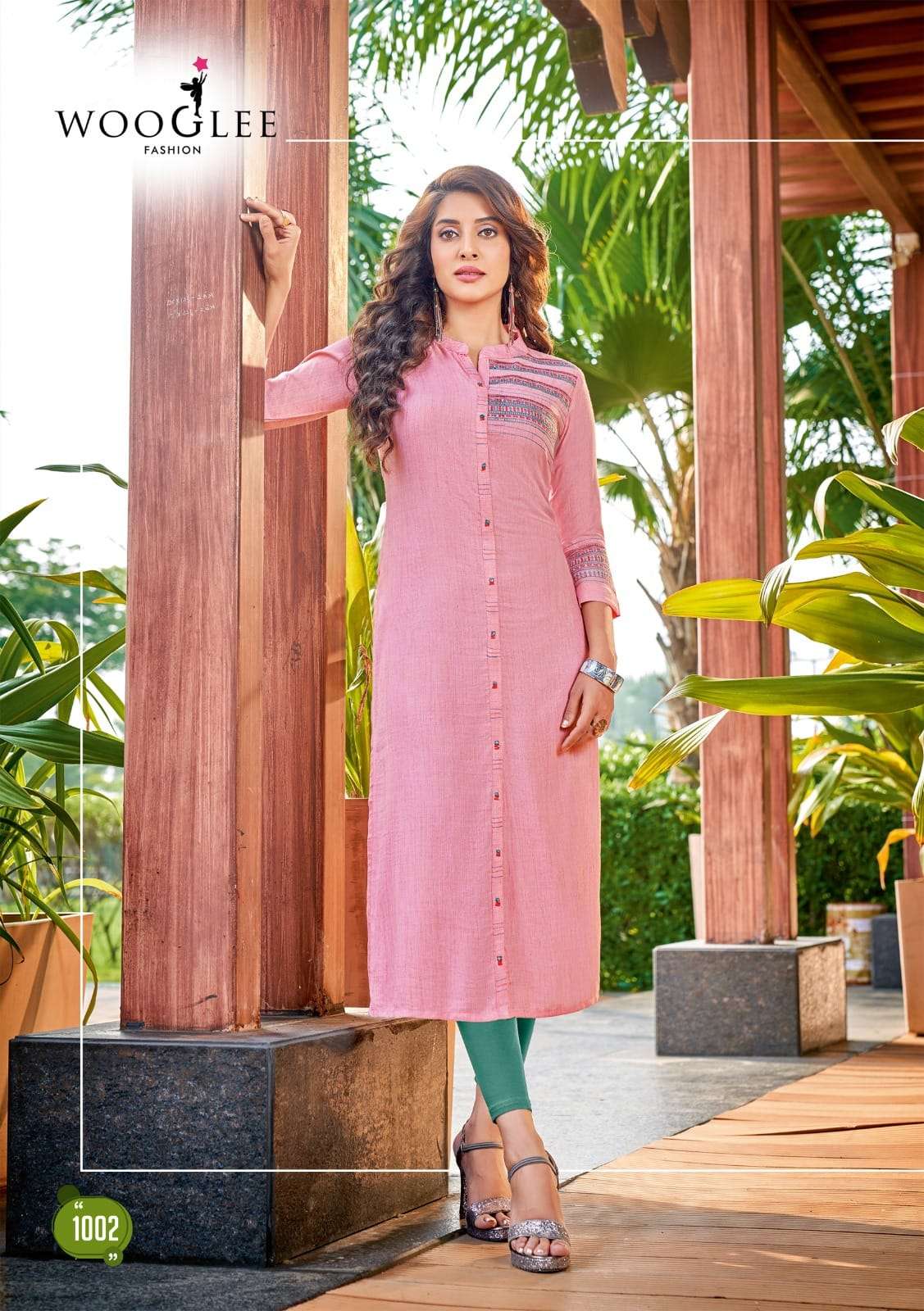 Rayon designer top kurtis