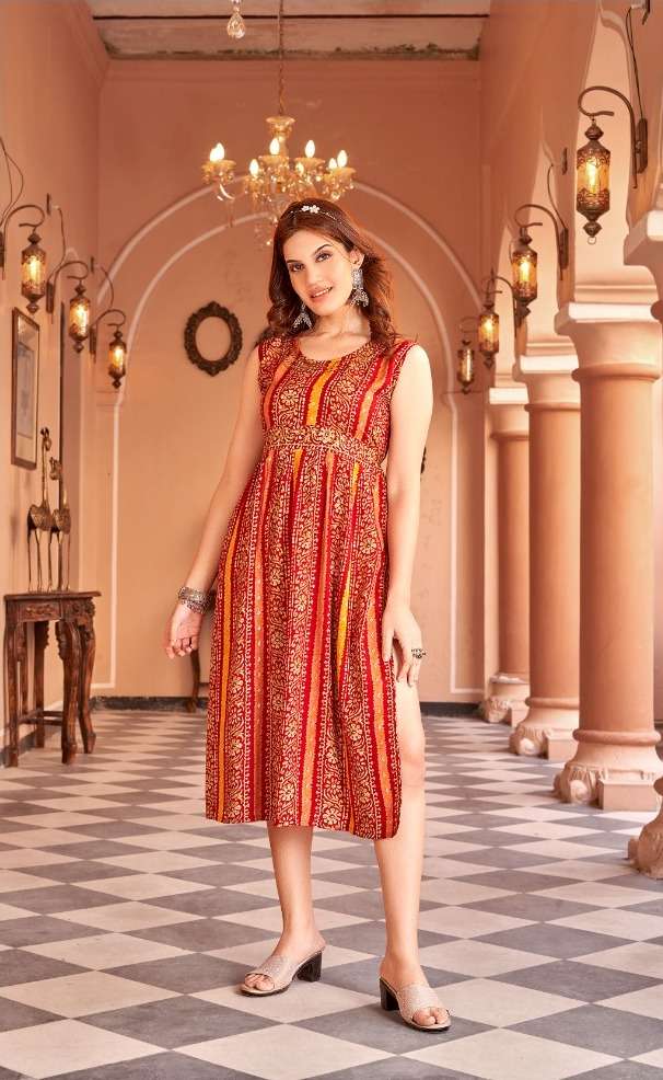 doll by nish fancy look designer kurtis catalogue manufacturer surat 