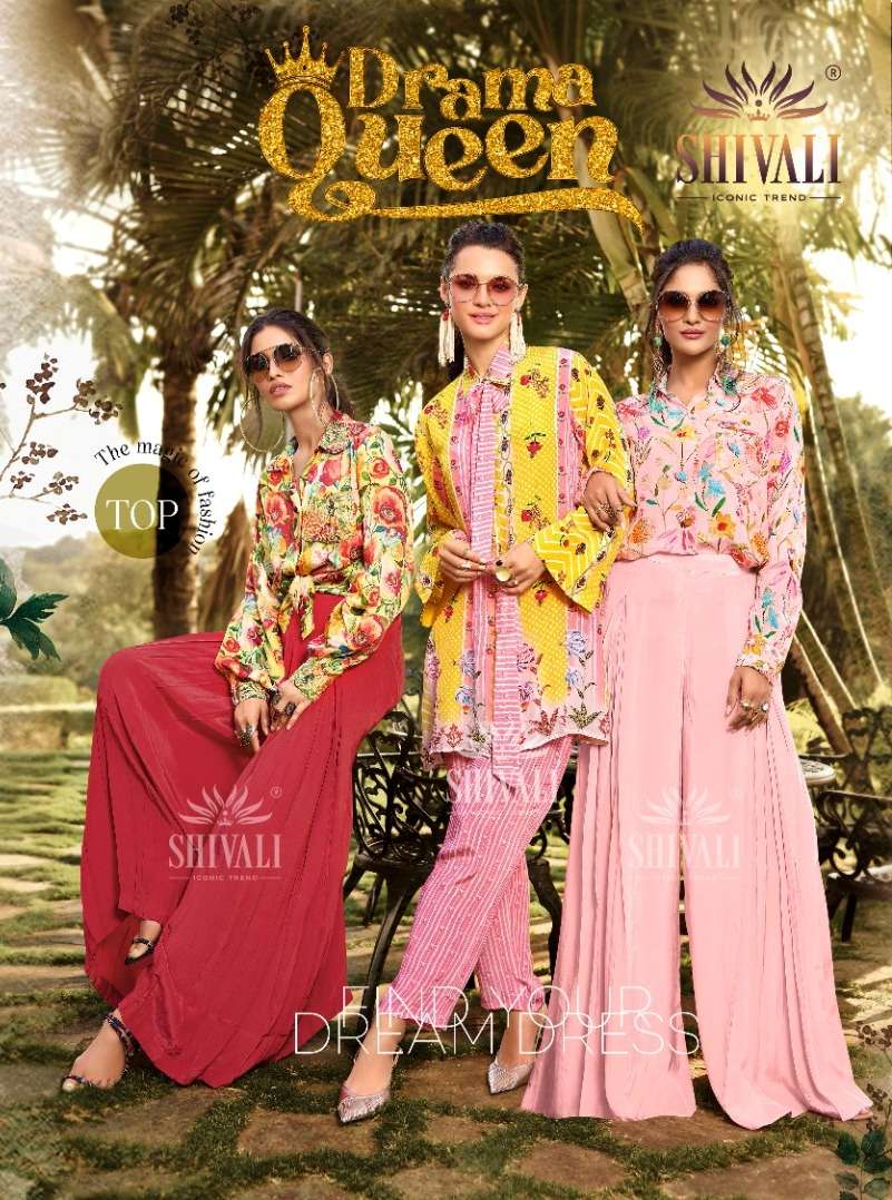 drama queen by shivali party wear look co-ors set collection wholesale price surat