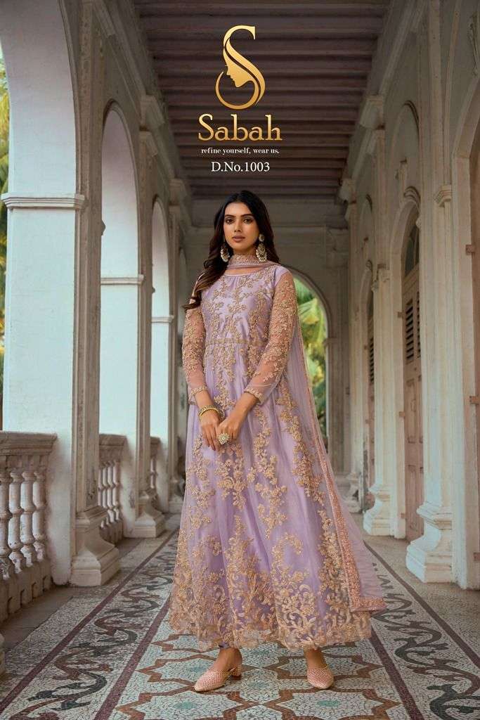 ruksaar by sabah exclusive designer party wear dress new catalogue surat 