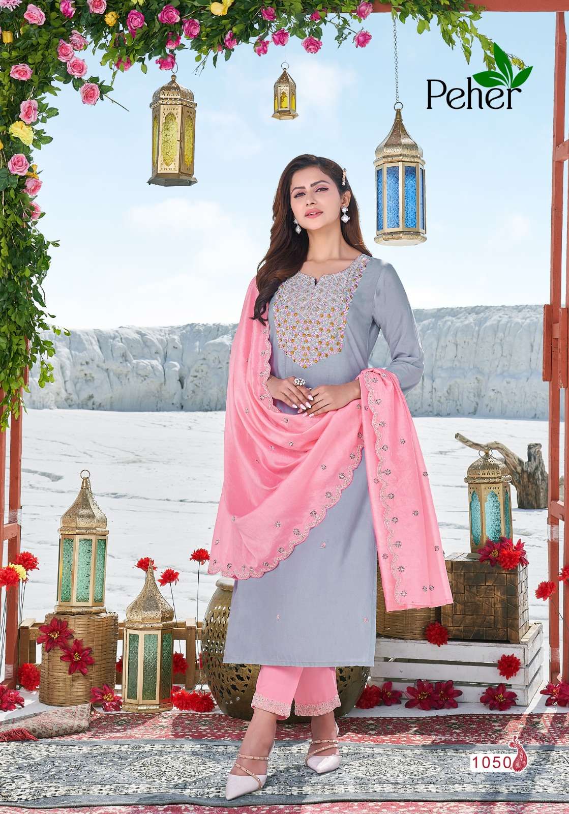 seher vol-7 by peher fancy look designer kurtis catalogue online market surat 